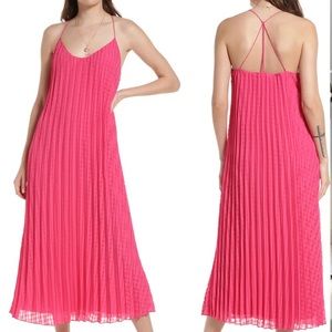 strapless open back dress Gathered Midi Dress With Tied Details – Scotch & Soda